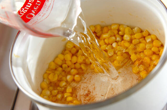 冷やしコーンポタージュスープの作り方の手順3