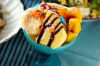 ロールケーキパフェ