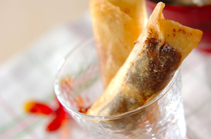 デザート揚げ春巻き