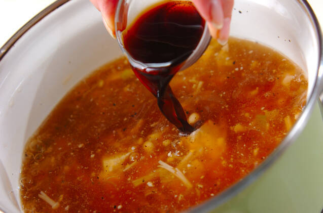 ささ身のスープの作り方の手順8