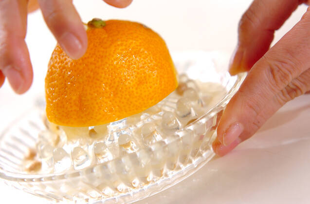 ユズティーの作り方の手順1