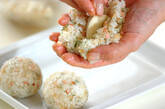チーズ入りライスコロッケの作り方5
