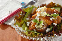 鶏照り焼きのサラダ仕立て