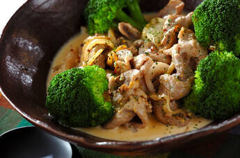 豚のしょうゆクリーム煮