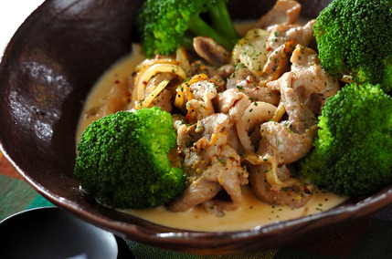 豚のしょうゆクリーム煮