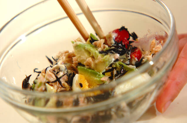 芽ヒジキとツナのサラダの作り方の手順2