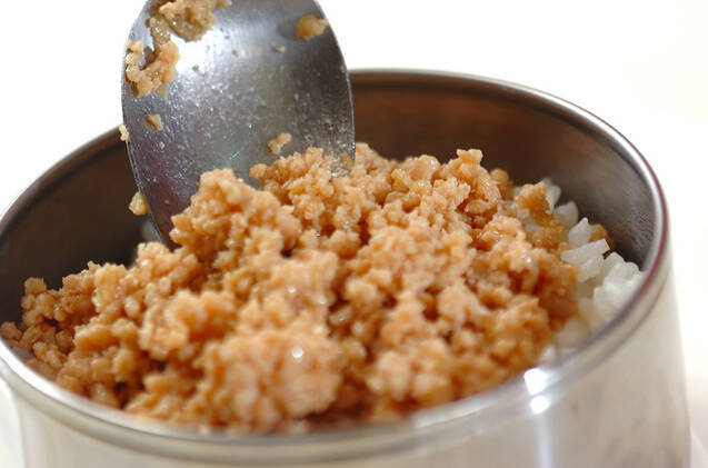 鶏そぼろご飯の作り方の手順4