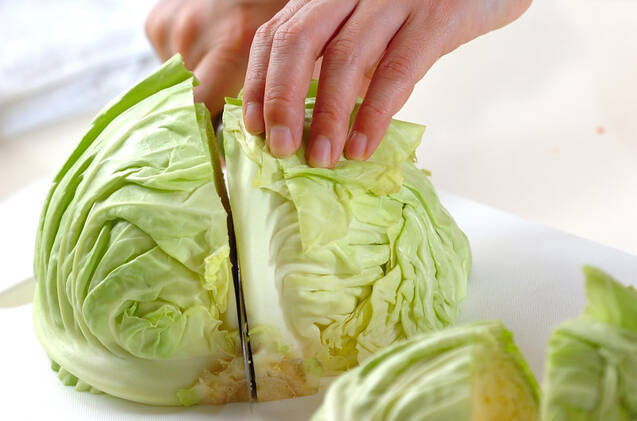 春キャベツのスープ煮の作り方の手順1