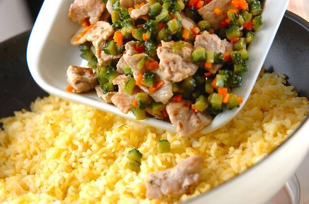 ゴーヤチャーハンの作り方の手順6