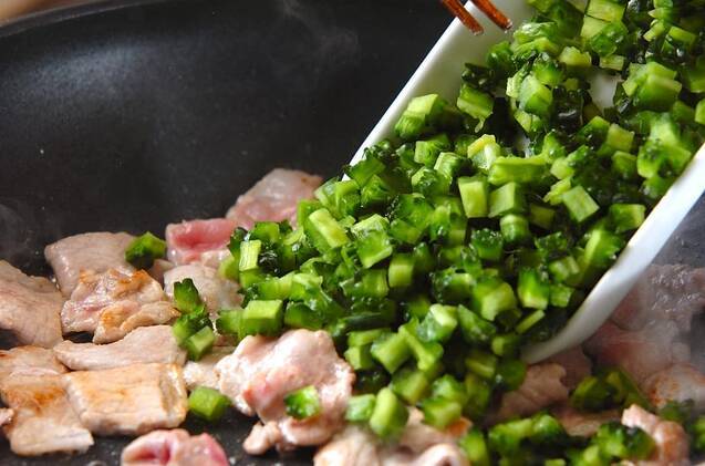 ゴーヤチャーハンの作り方の手順5