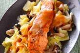 鮭と野菜の蒸し煮