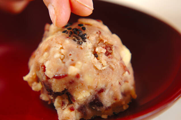 サツマイモと小豆のカナッペの作り方の手順3