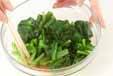 小松菜のからし和えの作り方の手順3