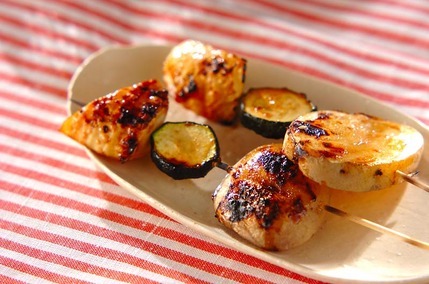 野菜の串焼き