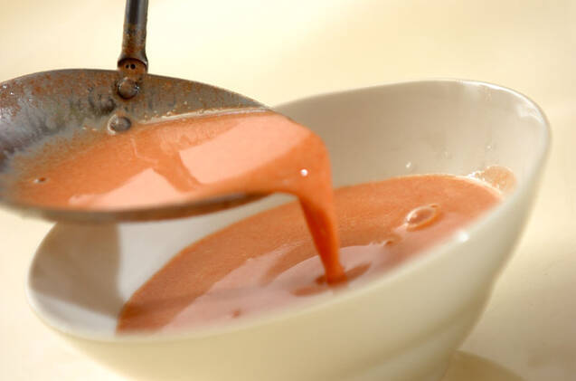 簡単トマトポタージュの作り方の手順1