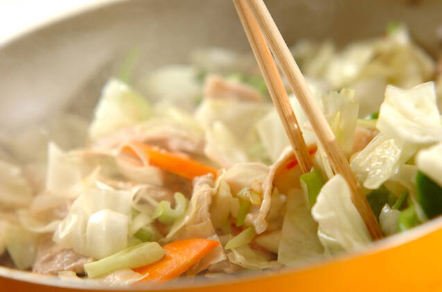 簡単おいしい！野菜炒め いつもの味にあきたらあんかけで本格的にの作り方の手順9