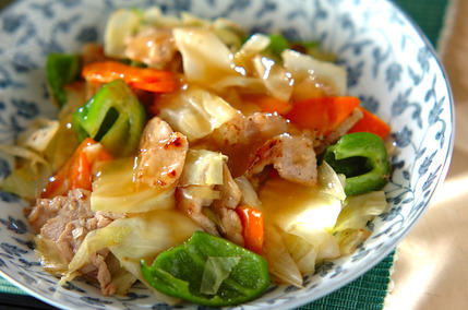 簡単おいしい！野菜炒め いつもの味にあきたらあんかけで本格的に