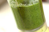 ホウレン草のデトックスグリーンスムージーの作り方4
