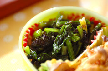 ホウレン草ののり和え