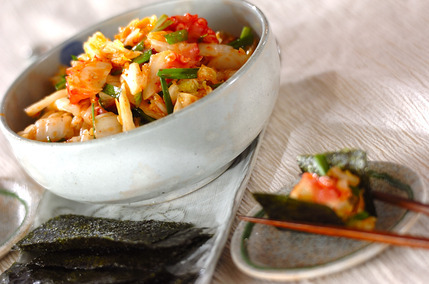 かんたんキムチののり巻き