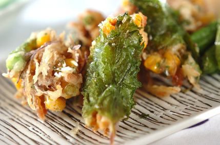 ツナとコーンのサクサク揚げ