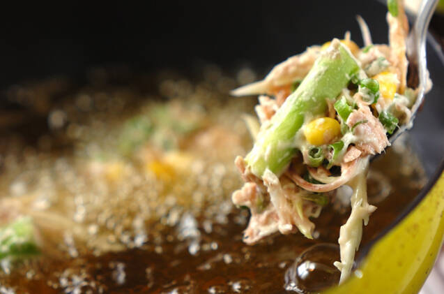 ツナとコーンのサクサク揚げの作り方の手順10