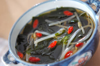 モヤシの淡甘スープ