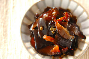 昆布とキノコの佃煮