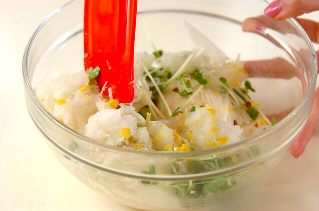 春雨のレモンおろし和えの作り方の手順5