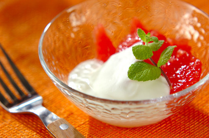 グレープフルーツヨーグルト