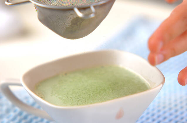抹茶ソイドリンクの作り方の手順2