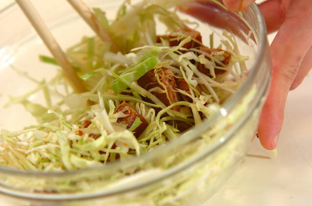 角煮サラダの作り方の手順1