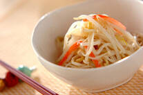 モヤシの山椒酢和え