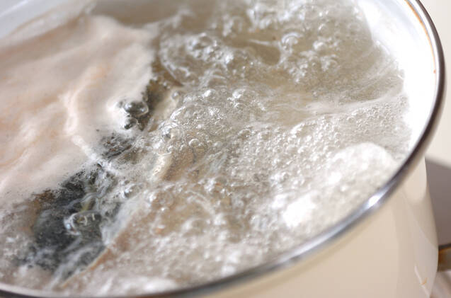 イワシの梅風味煮の作り方の手順1