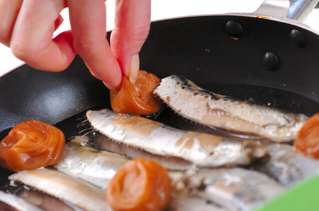 イワシの梅風味煮の作り方の手順5