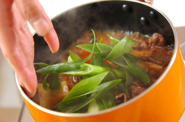 肉豆腐丼の作り方の手順4