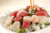 レモンでさっぱり！海鮮ちらし寿司の作り方10
