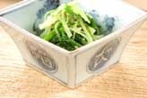 水菜のゴママヨ和え