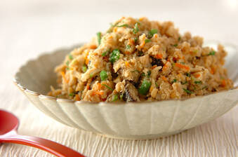 京のおばんざい キノコ入りおからの炊いたん