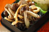 シメジのユズコショウ炒めの作り方の手順