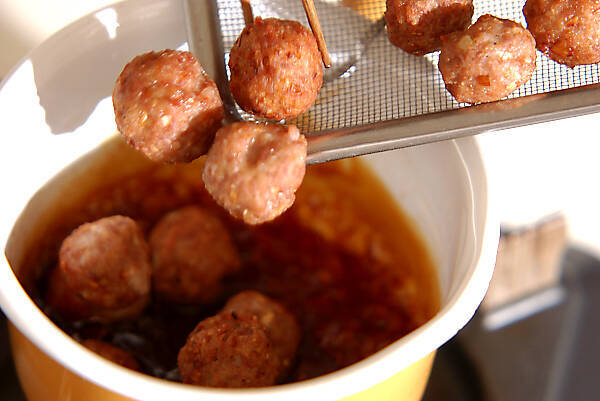 ジンジャー肉団子の作り方の手順3