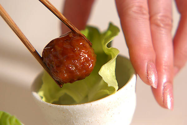 ジンジャー肉団子の作り方の手順4