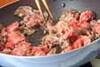 牛肉のソース炒めの作り方の手順4