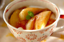 リンゴのカラメルソテー