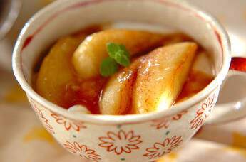 リンゴのカラメルソテー