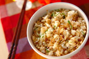 カリカリジャコ混ぜご飯