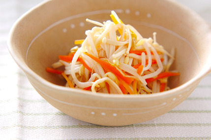 モヤシとエノキの酢の物