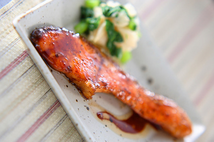 サーモンの照り焼き