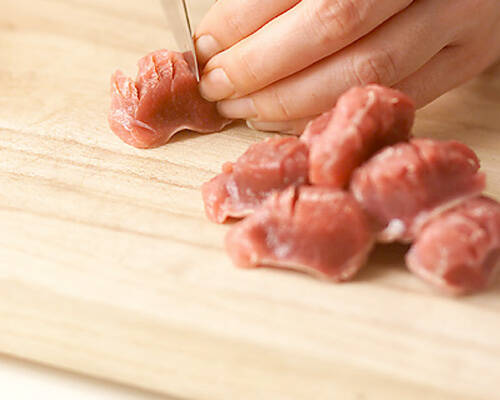 ズッキーニと砂肝の作り方の手順1