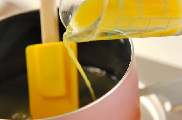 グレープフルーツとオレンジのゼリーの作り方の手順3